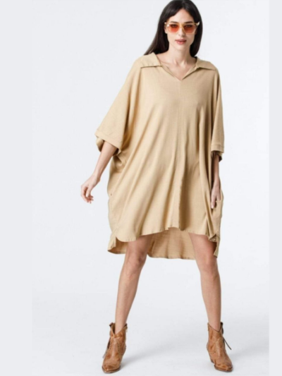 Maxi Camisero Lino Spandex