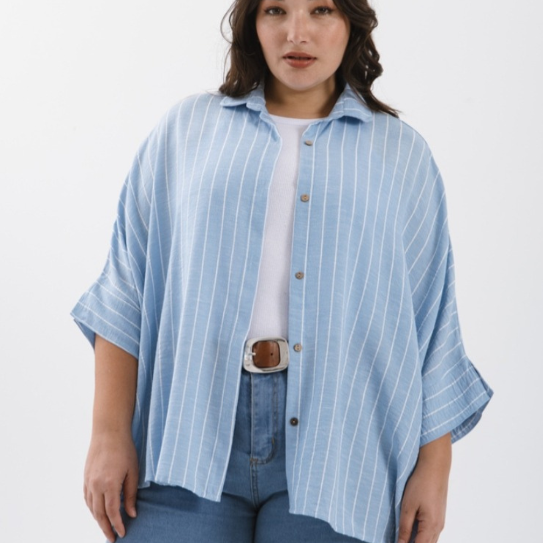 Camisa de Lino Rayada - Image 3