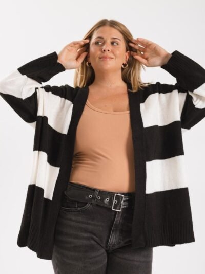 Cardigan rayado